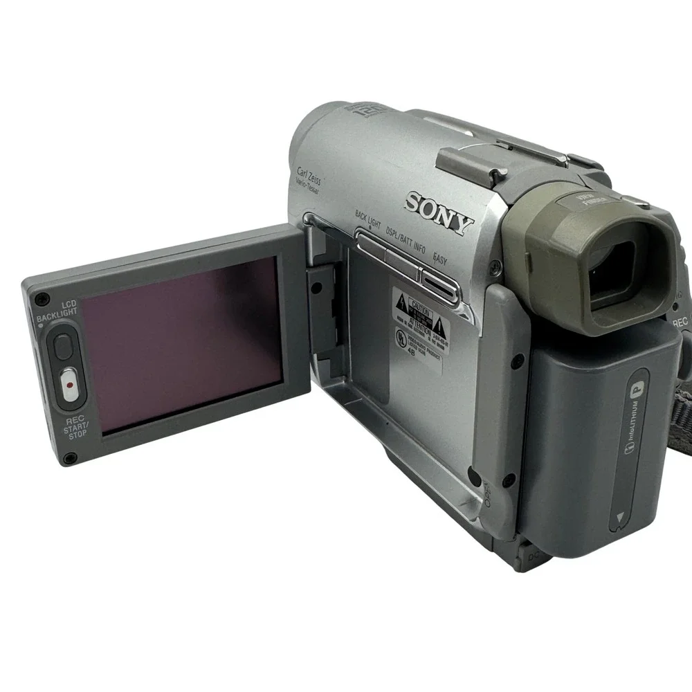 Sony Handycam DCR-HC20 MiniDV Digital Camcorder Carl Zeiss For Parts or Repair‎